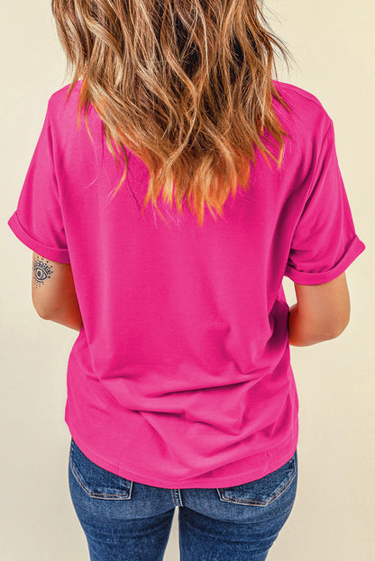 Inspired Pink Checkered Teacher Tee