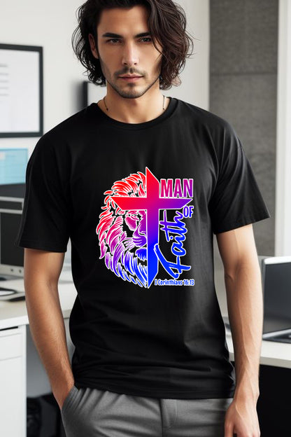 Man of Faith Religion Tee