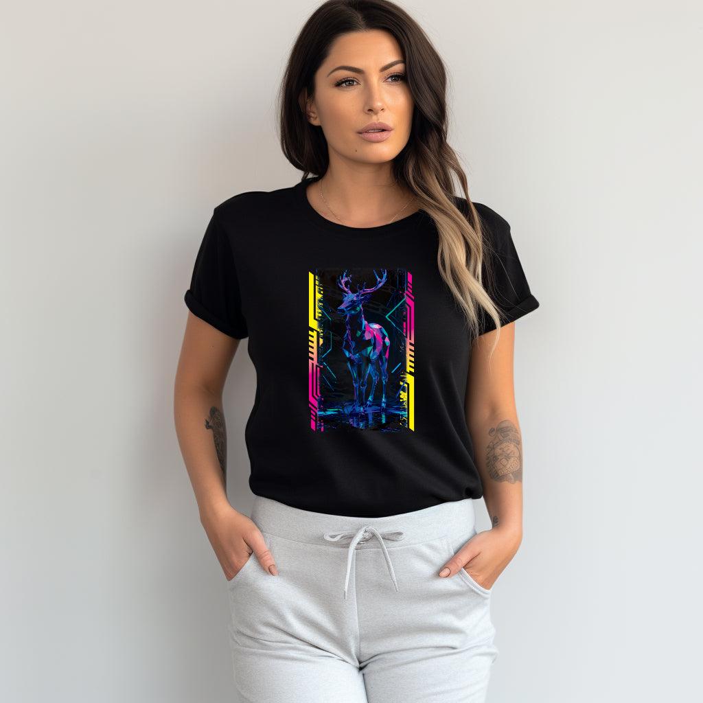 Techno Deer Rave T-Shirt