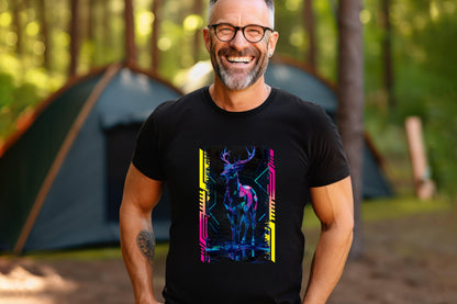 Techno Deer Rave T-Shirt