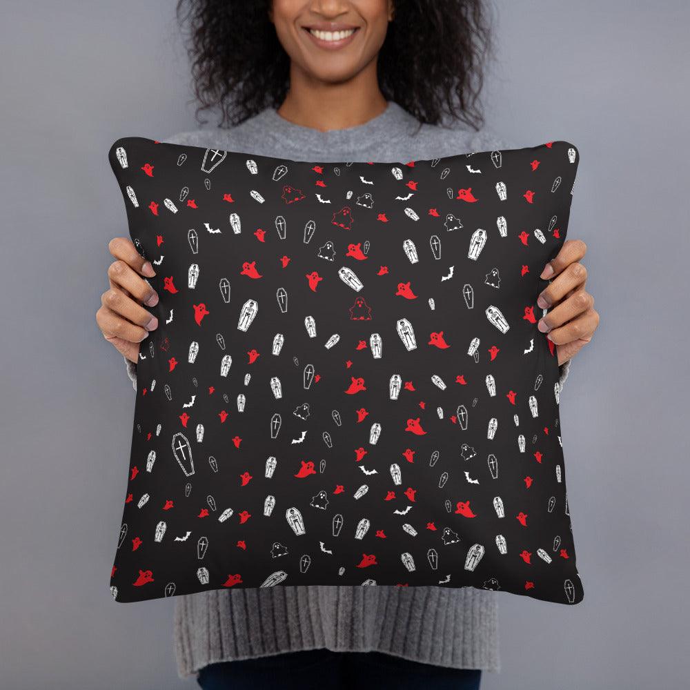 Spooky Accent PillowIf you love our Spooky Throw, then you need the Spooky Pillow too! For those who love all things Spooky! Who doesn't love a cute accent pillow for their sofas for a PillowsDesign + CountryDesign + CountrySpooky Accent Pillow