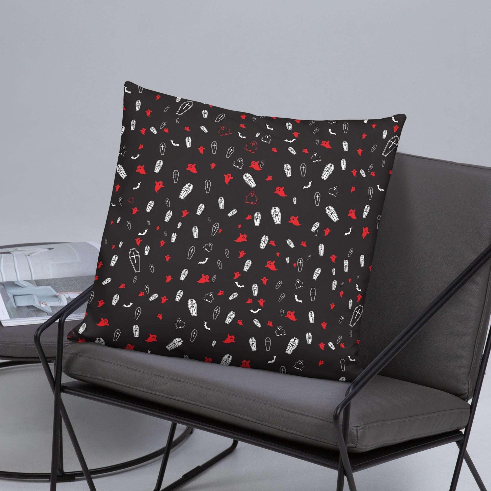 Spooky Accent PillowIf you love our Spooky Throw, then you need the Spooky Pillow too! For those who love all things Spooky! Who doesn't love a cute accent pillow for their sofas for a PillowsDesign + CountryDesign + CountrySpooky Accent Pillow