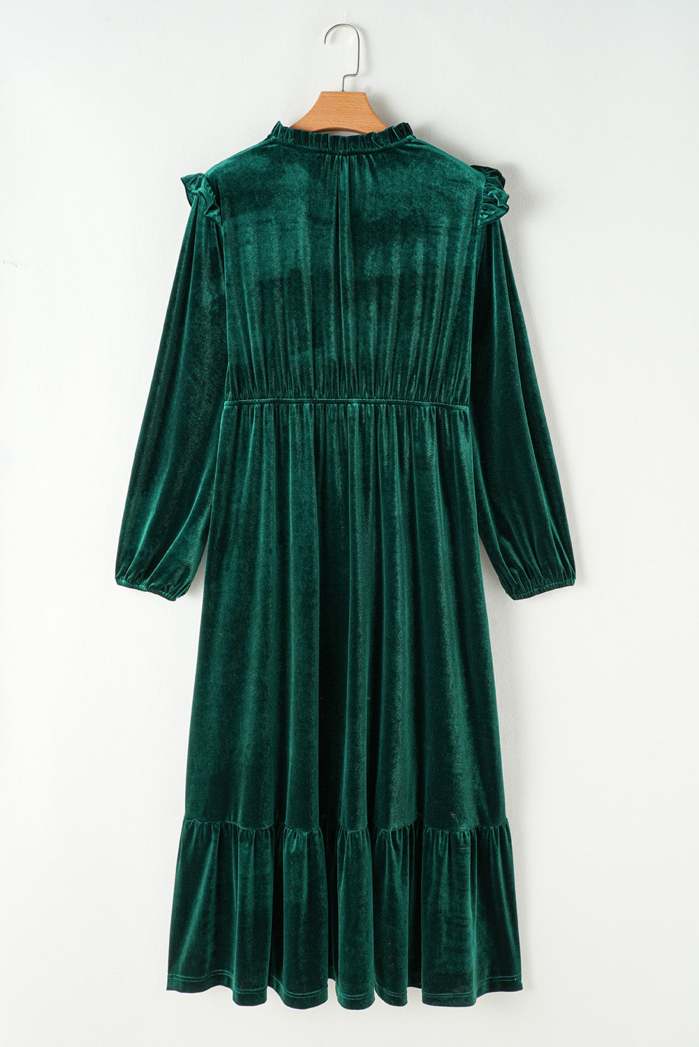 Emerald Velvet Plus Size Dress