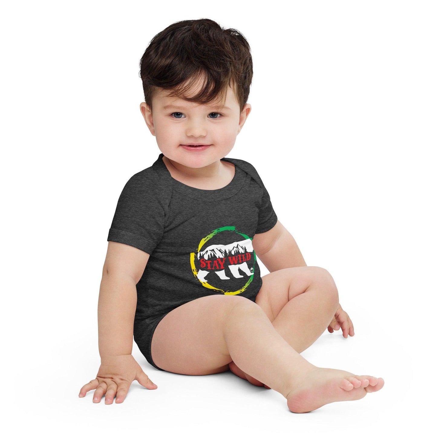 Stay Wild Nature Gradient Onesie