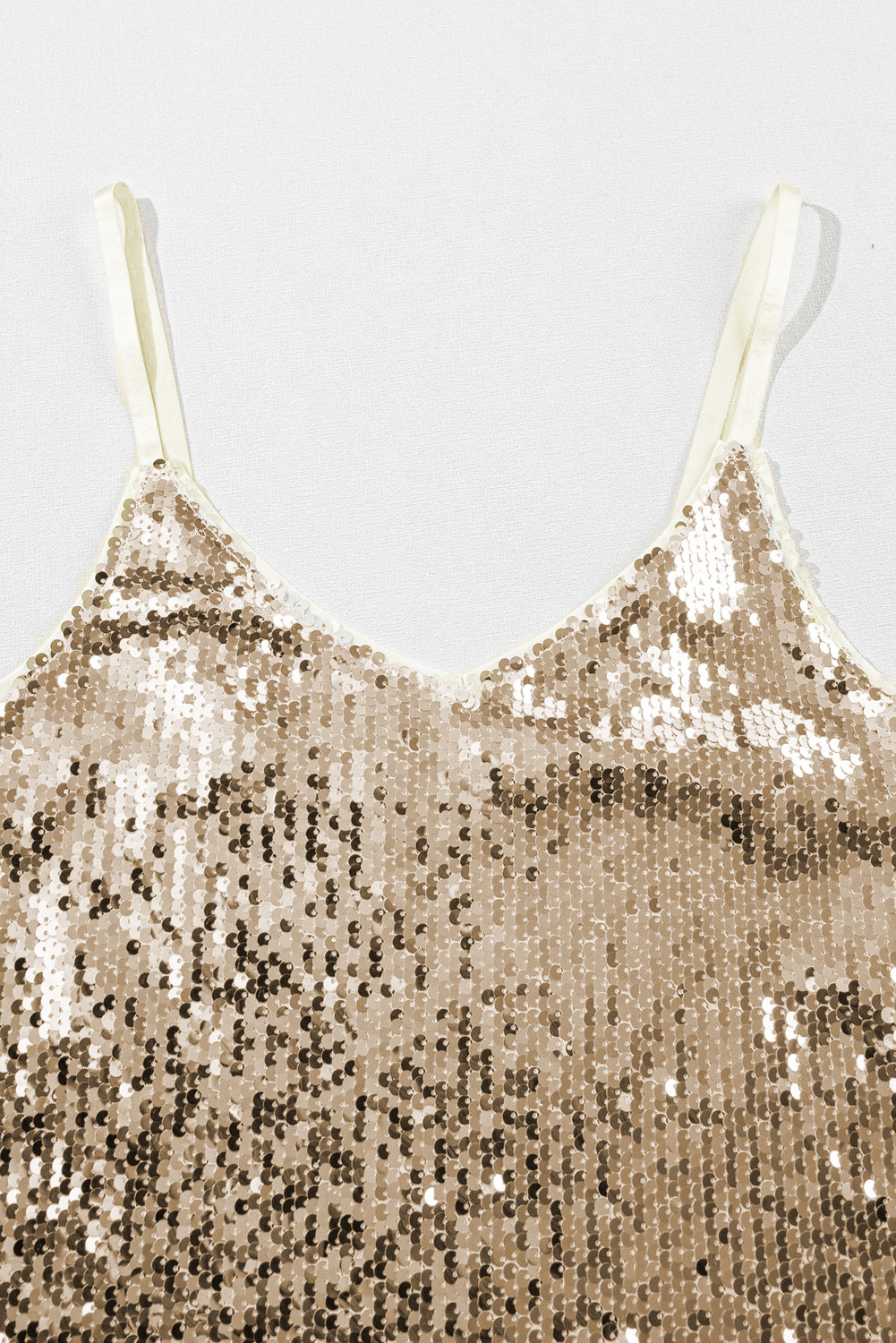 Beige Sequin Camisole