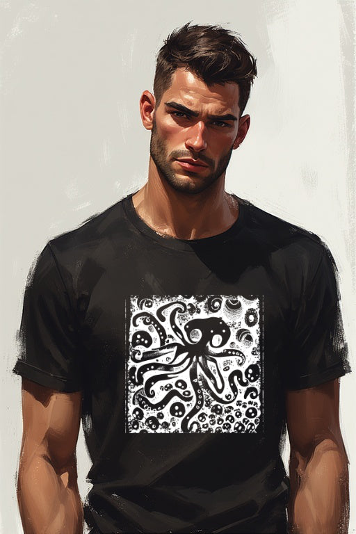 Grunge Octopus Art Tee!