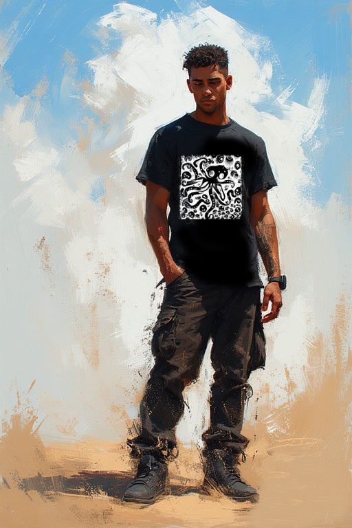 Grunge Octopus Art Tee!