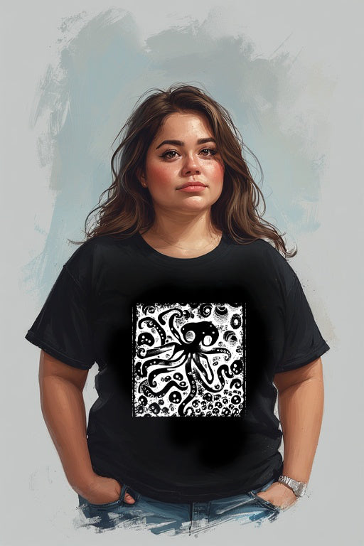 Grunge Octopus Art Tee!