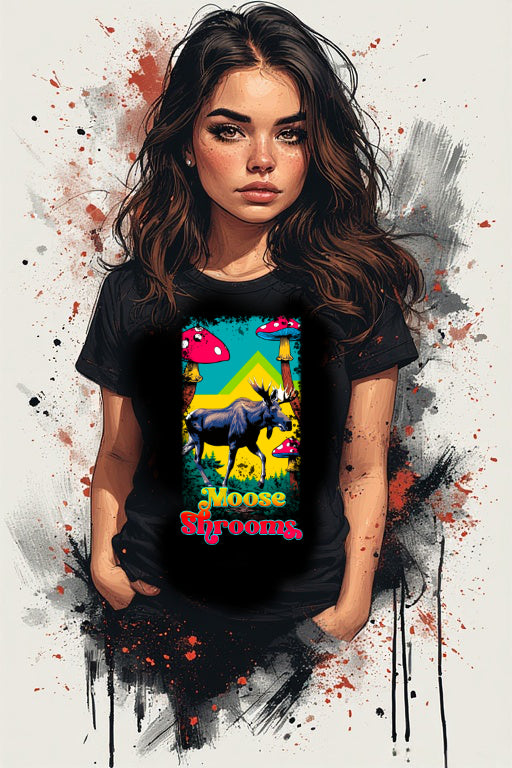Moose Shrooms Nature T-Shirt