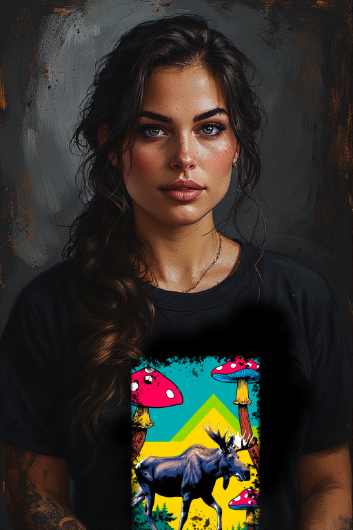 Moose Shrooms Nature T-Shirt