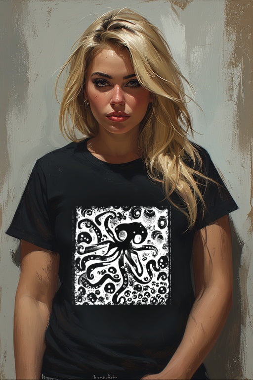 Grunge Octopus Art Tee!