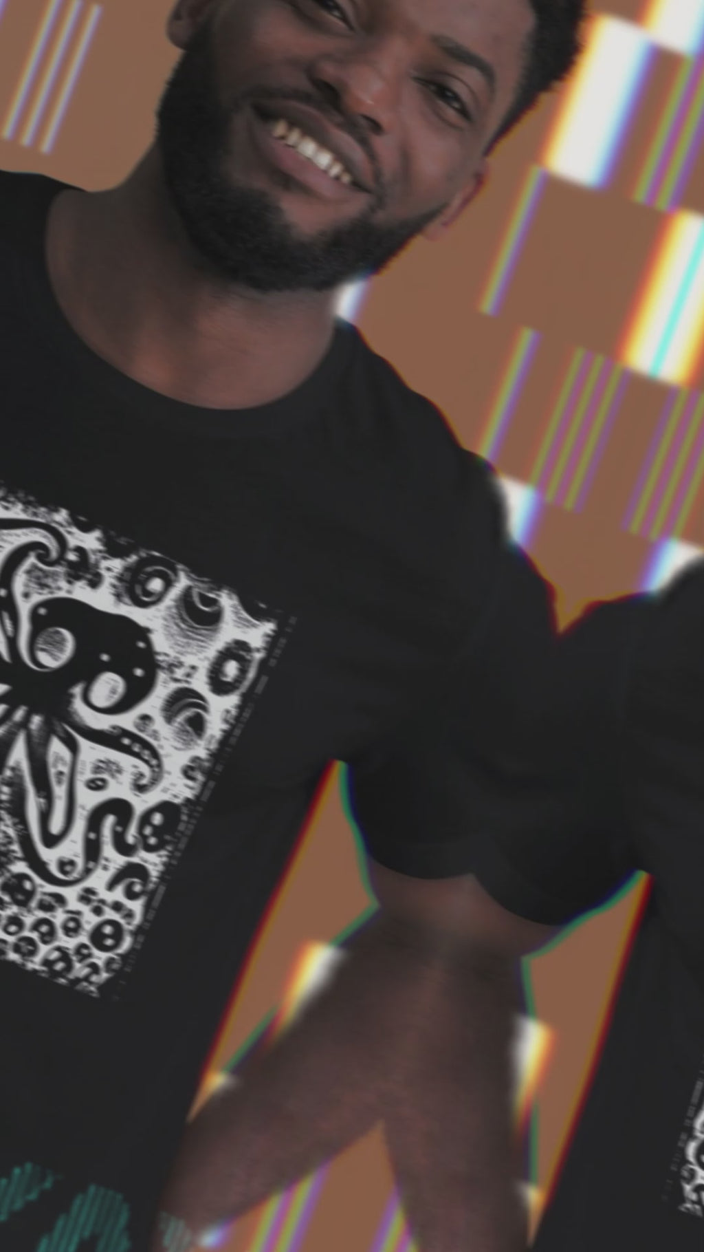 Grunge Octopus Art Tee