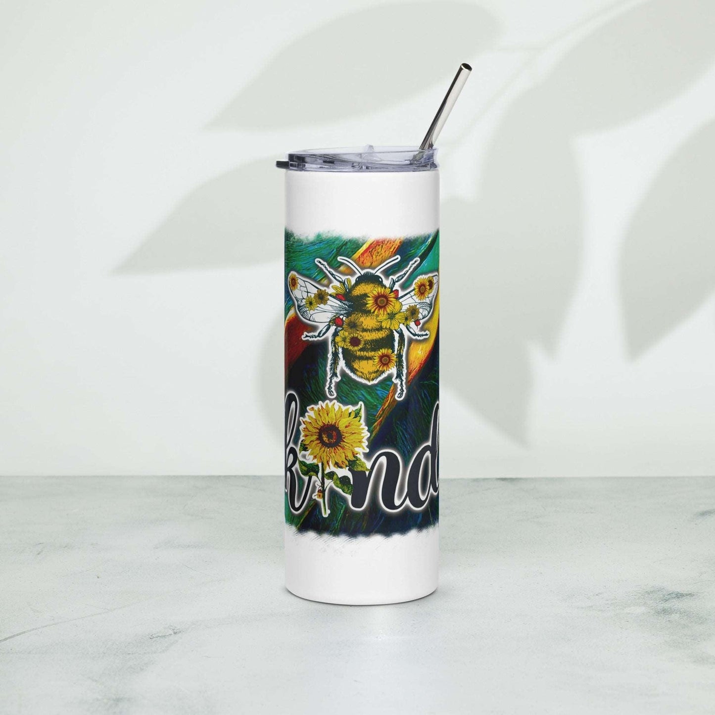 Bee Kind TumblerAre you a lover of nature, adventure, and cottage-core aesthetic? Look no further than this custom travel tumbler! Made of durable stainless steel, this tumbler can TumblerDesign + CountryDesign + CountryBee Kind Tumbler