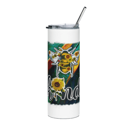 Bee Kind TumblerAre you a lover of nature, adventure, and cottage-core aesthetic? Look no further than this custom travel tumbler! Made of durable stainless steel, this tumbler can TumblerDesign + CountryDesign + CountryBee Kind Tumbler