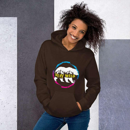 Stay Wild Gradient Pink and Blue Unisex HoodieIf you're the kind of person who loves the outdoors, we've got a whole range of designs that celebrate the beauty of nature and the thrill of adventure! Everyone neeHoodieDesign + CountryDesign + CountryStay Wild Gradient Pink