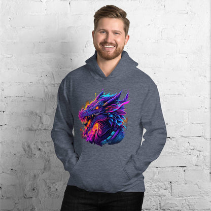 Dragon Unisex HoodieIntroducing our Dragon Hoodie! Featuring a bright and bold illustration. And let me tell you, it's not just stylish, it's also super cozy. Perfect for those chilly dHoodieDesign + CountryDesign + CountryDragon Unisex Hoodie