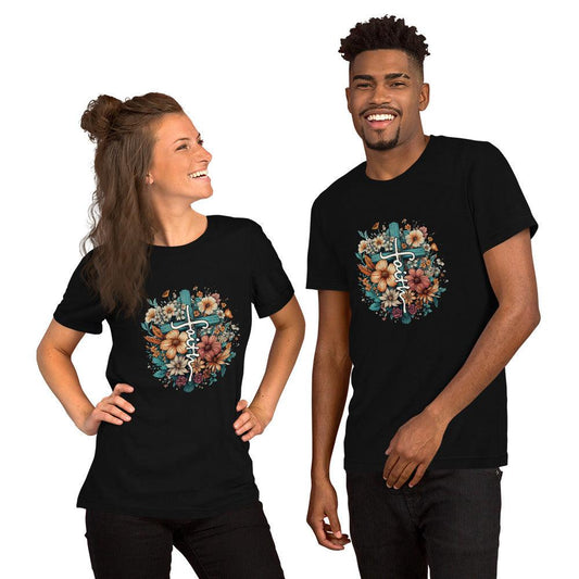 Faith and Flowers Unisex T-ShirtHey there, friend! I'm super excited to introduce our new Faith and Flowers T-Shirt. It's all about believing in your faith, showing off your pride, and honouring yoT-ShirtDesign + CountryDesign + CountryFlowers Unisex