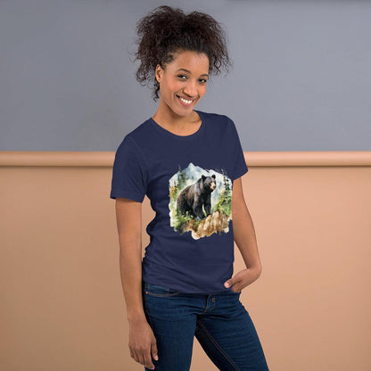 Black Bear in the Wild Unisex T-Shirt